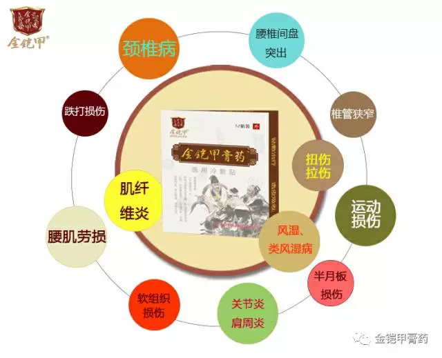 金铠甲膏药适用症