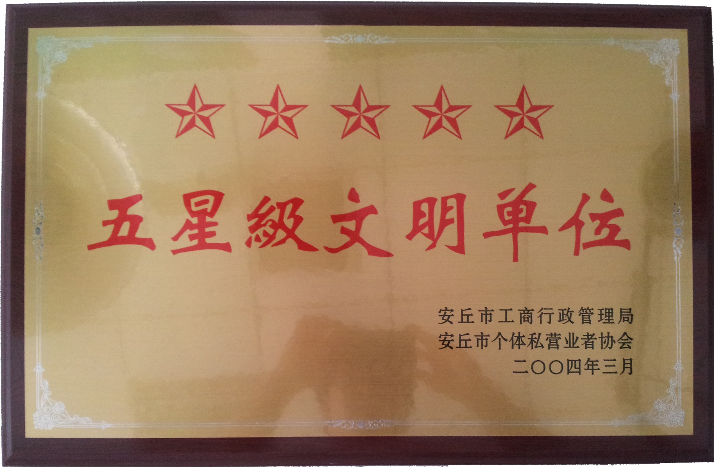 金铠甲获五星级文明单位